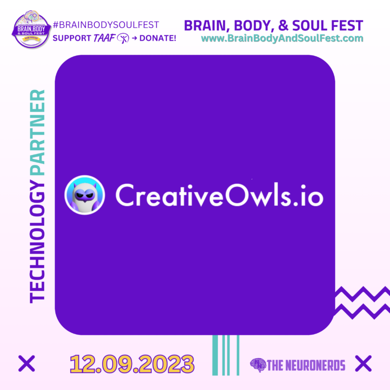 Social impact initiative at #BrainBodySoulFest, an immersive musical experience with Creative Owls
